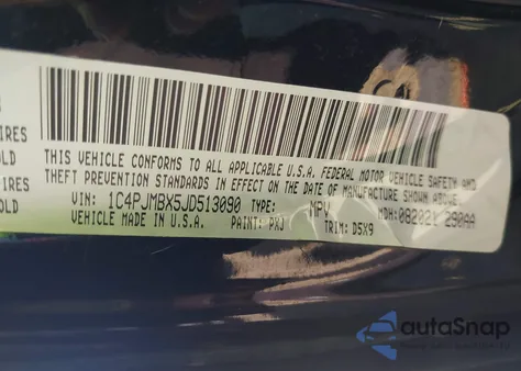 2018 Jeep Cherokee Trailhawk 4X4 from USA, damaged, VIN 1C4PJMBX5JD513090